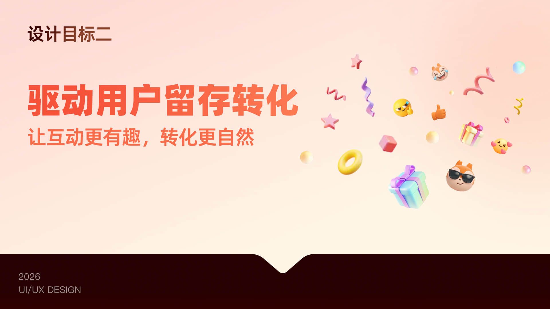 设计目标二：驱动用户留存转化
